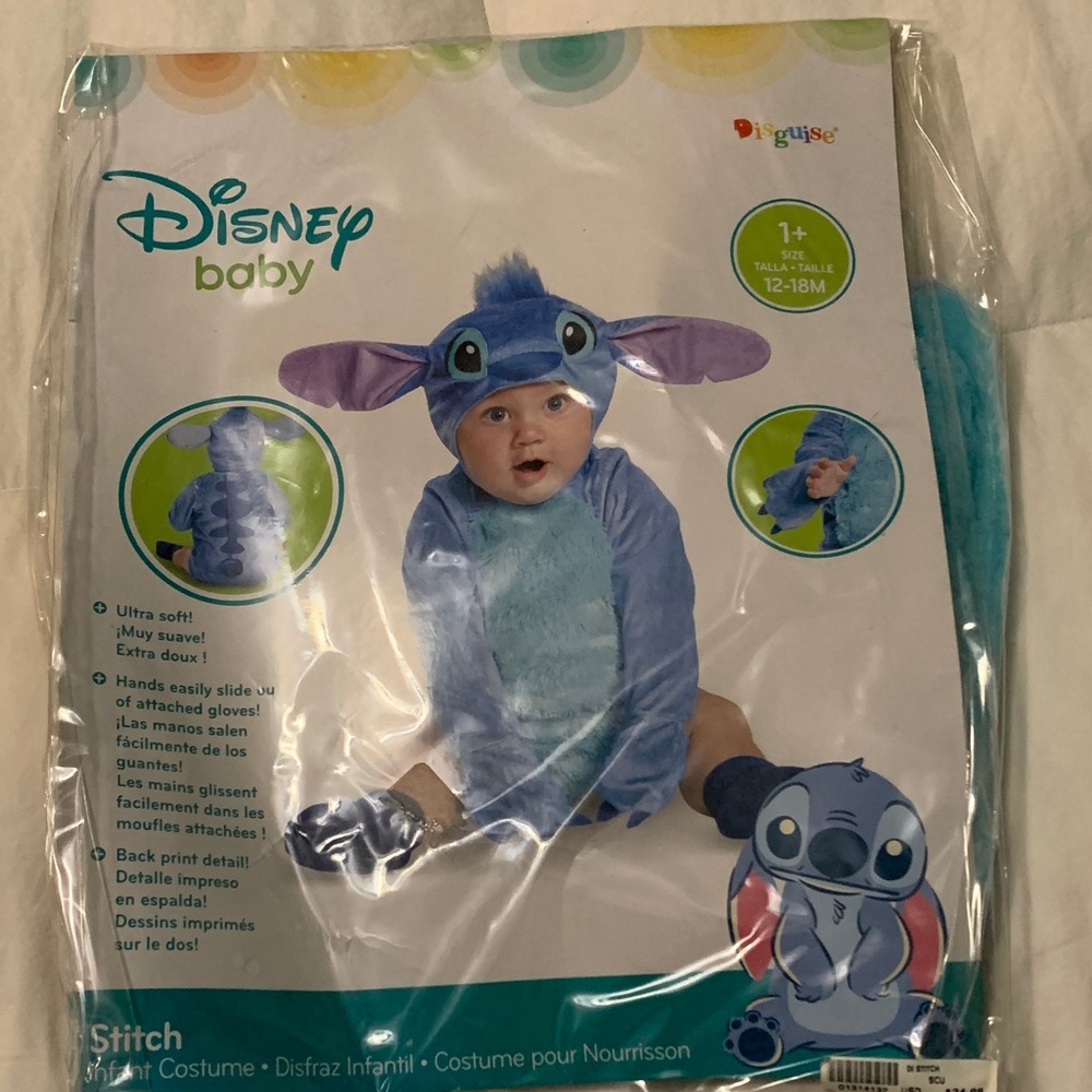 Disney Baby Blue Stitch Outfit